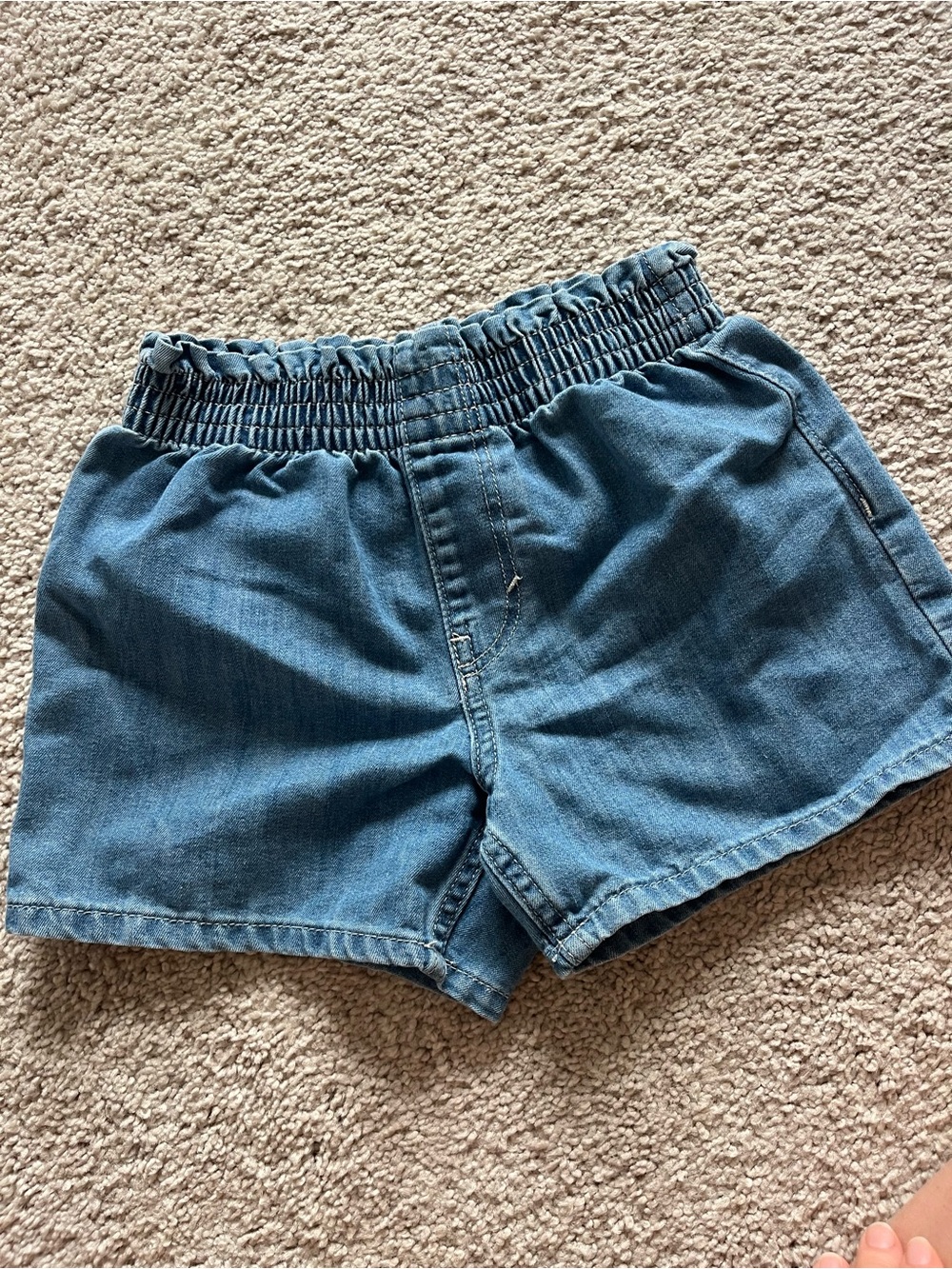 H&M Girls' Denim Skort Shorts - Blue